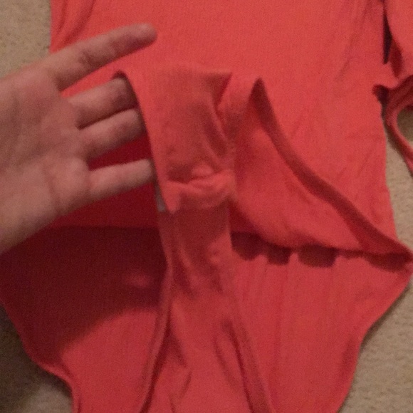 TOPSHOP peach bodysuit - Picture 2 of 3
